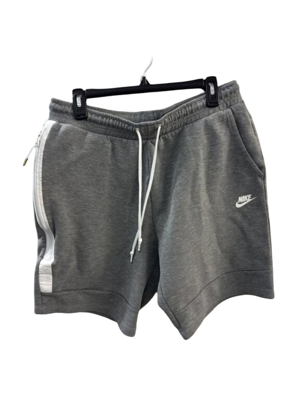 Nike Gray Athletic Shorts with White Trim